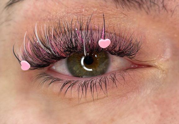 Valentine's Day Volume Lash Extensions