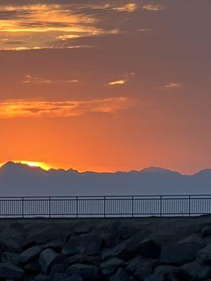 Sunset from the Tiki Mermaid