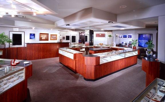 We installed custom lighting at Ballard Jewelry in Fountain Valley.  We provide custom installation for commerical & residential