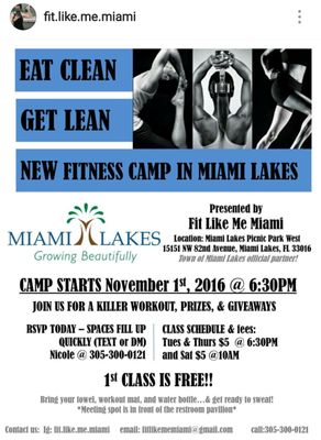 Bootcamp in Miami Lakes