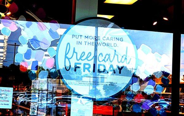 Hallmark, Broomall --Free Card Friday, on now!!! Through Sept 27, 2019!!!