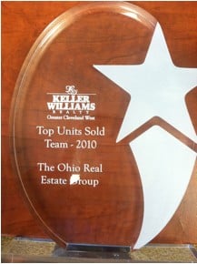 Ohio Real Estate Group - 2010 Top Units Sold @ Keller Williams Greater Cleveland West