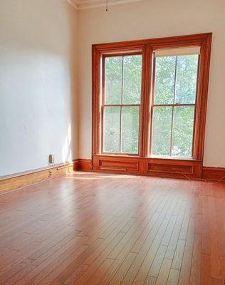 Hardwood floor installation