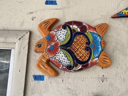 Talavera wall turtle