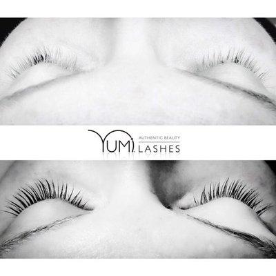 YUMI Lashes - a new revolutionary Keratin Lash Lift Treatment. All natural