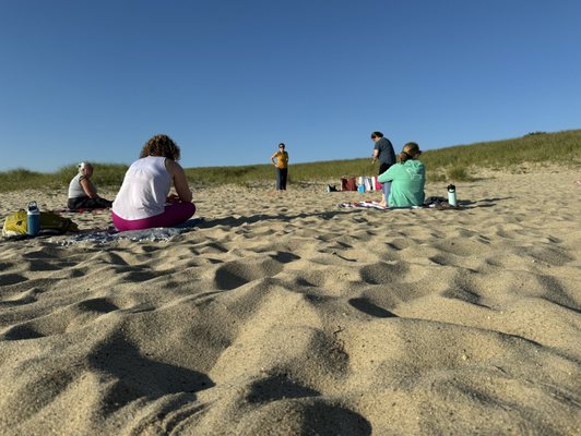 Chatham Lighthouse Beach Yoga