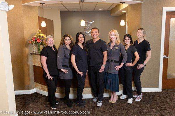 Dr. Frank Zorrilla, Dr. Charlene Uy and some of our fabulous team