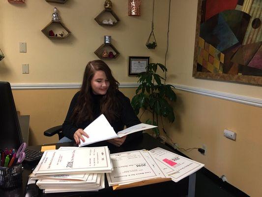 Tax preparer Janae Leyva following in her mothers lead