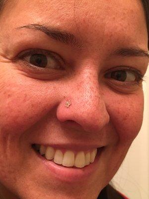 Perfect nose jewelry from Piercing Pagoda.