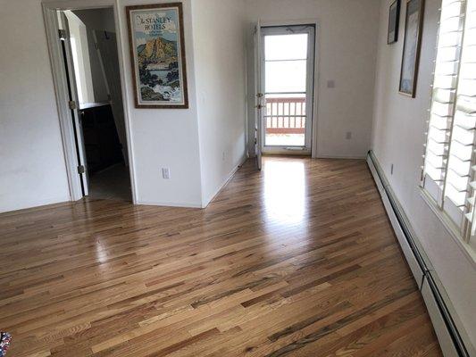 Hardwood floors done by M & M