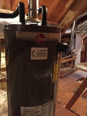 Another water heater installed by AC Remedies around Jackson, MS. To learn more about us, please visit us at acremedies.com.