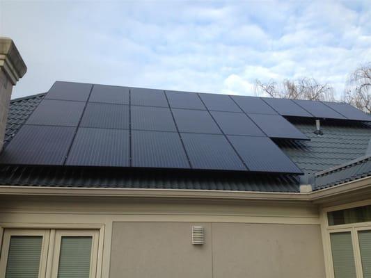 10 Kilowatt Solar Array on a home