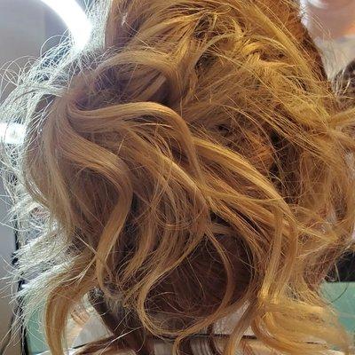 Wedding updo