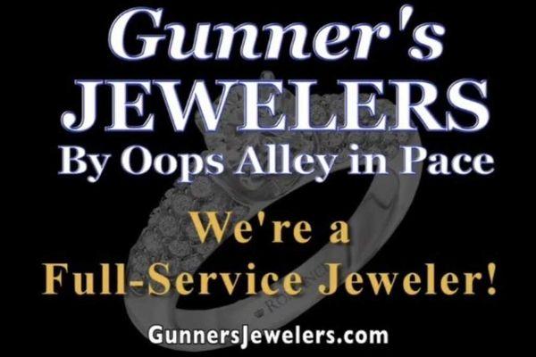 Gunner's Gulf Coast Jewelers & Gifts
4375 Fifth Ave
Pace, FL 850-994-5515