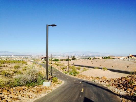 Awesome view to the west overlooking the Vegas valley.