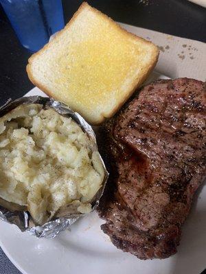 Saturday night steaks are tender and tasty!