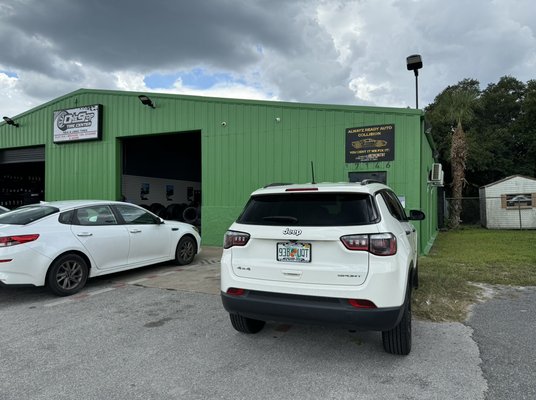 Alwayz Ready Auto Shop Entrance black door