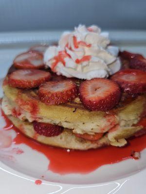 Strawberry Supreme Pancakes