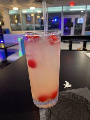 Lemonade and cherries