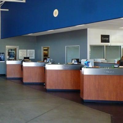 New and easy to access Service check-in area