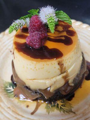 Caramel Choco Flan