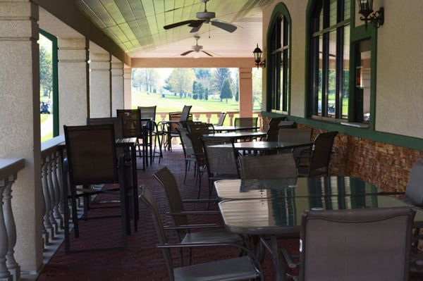 Enjoy lunch or dinner on our seasonal patio.