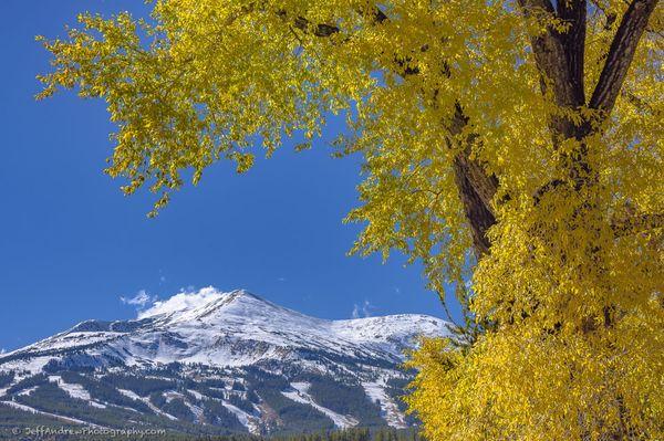 Fall Colors Frame the Breckenridge Ski Area