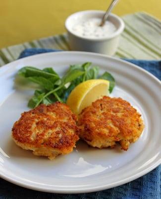 Maryland style crab cakes