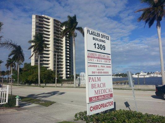 View from Flagler as you pull into the office!