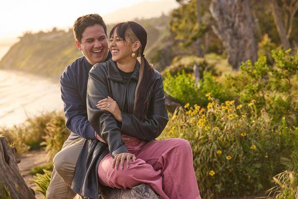 Fun outdoor natural proposal/engagement session in Santa Barbara.