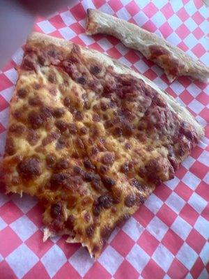 A Slice of Cheese "Pizza"