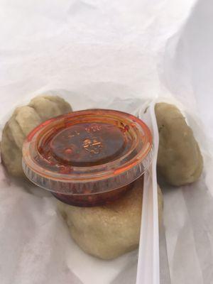 Pure Veggie Fried Buns (cabbage, sweet potato noodles, and corn)