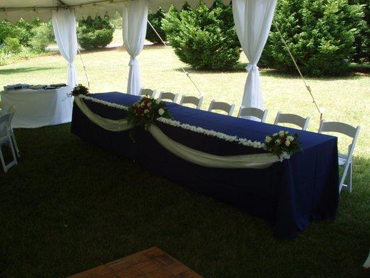 Bridal table