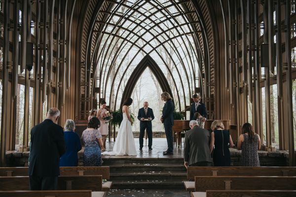 Wedding at Mildred B. Cooper Chapel in Bella Vista