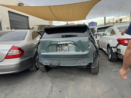 8 WEEKS to repair a bumper.   over 2 months to get this repaired? $200/hr labor rate USAA opened investigation