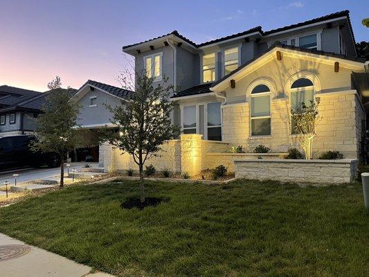 Courtyard/landscaping