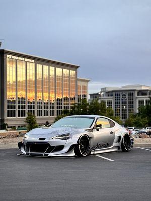 2015 Widebody FR-S with alignment service and tire mounting done by Ahn's Custom & Vinyl