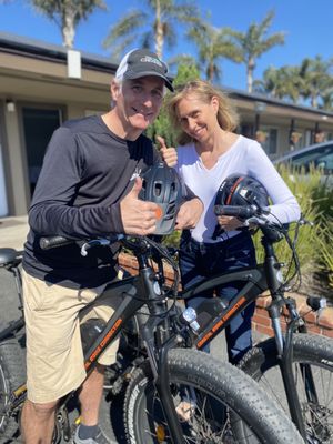 We LOVE riding e-bikes, especially with Coastal Ebike Connection :D