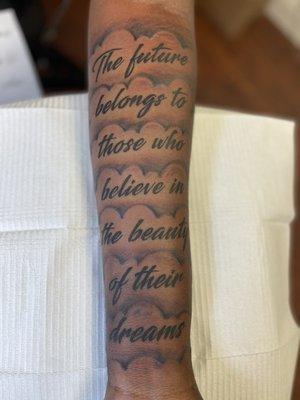 Scripture tattoo