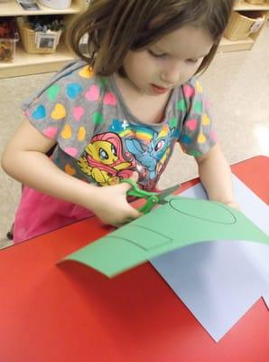 Helping children develop fine motor skills.