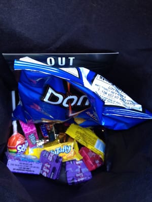 Free snack bag from Downcity Outfitters? Yes, please!