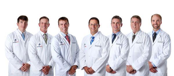 Drs. Jason A. Higgins, David W. Elias, Patrick R. Ellender, John C. Hildenbrand IV, Eric M. Greber, Allen T. Borne, & William S. Johnson III