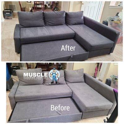 Professional sectional cleaning!