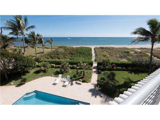 Hillsboro Shores - 107 feet on the ocean - Luxury Vacation Rental