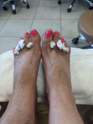 My amazing pedicure