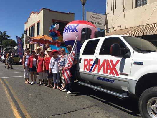 At our annual 4th of July parade!