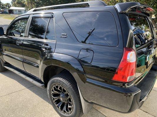 4Runner window tint.