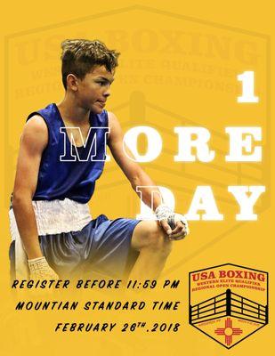 Look at GOD. Isn't he good. Usa Boxing chose my son Danny "Little One Time" Mercado to be in an advertisement for the Western Regionals.