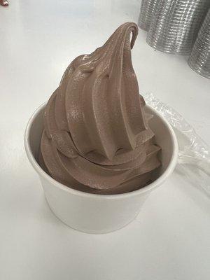 Chocolate soft serve