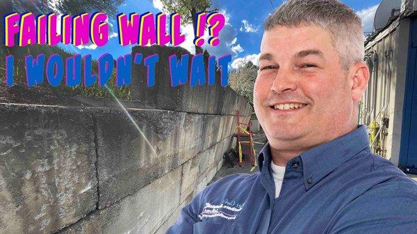 If you have a failing and/or cracking foundation wall contact us today.